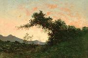 Jules Tavernier Marin Sunset in Back of Petaluma by Jules Tavernier oil